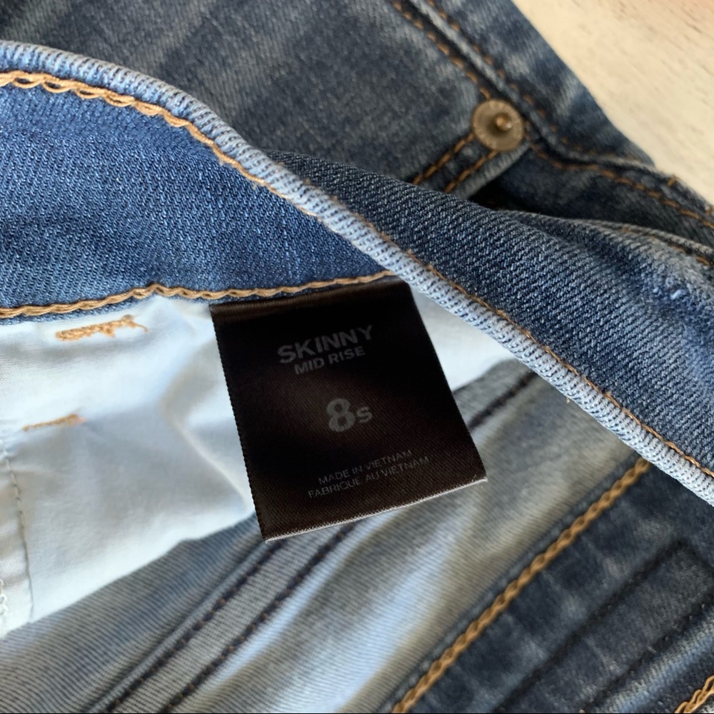 EXPRESS | Skinny Mid Rise Jeans - Picture 5 of 9
